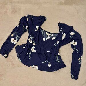 Like New Pacsun Floral Vintage Flare Skirt Shirt